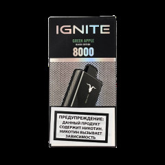 Электронная сигарета IGNITE V80 8000 затяжек Зеленое яблоко